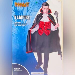 Vampire halloween costume.